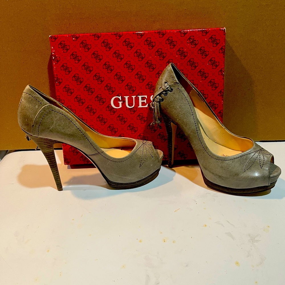 Ladies, guess high heel shoes